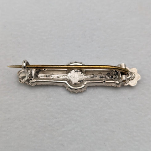 1897年 英国アンティーク 純銀製  馬蹄デザイン ブローチ Ward Brothers
